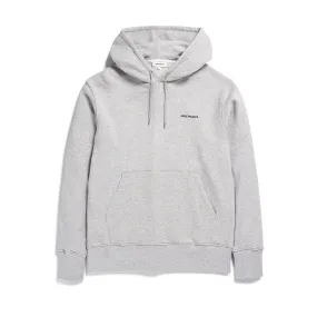 Arne Logo Hoodie - Light Grey Melange