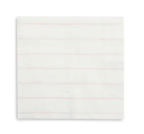 Blush Frenchie Stripe Large Napkins