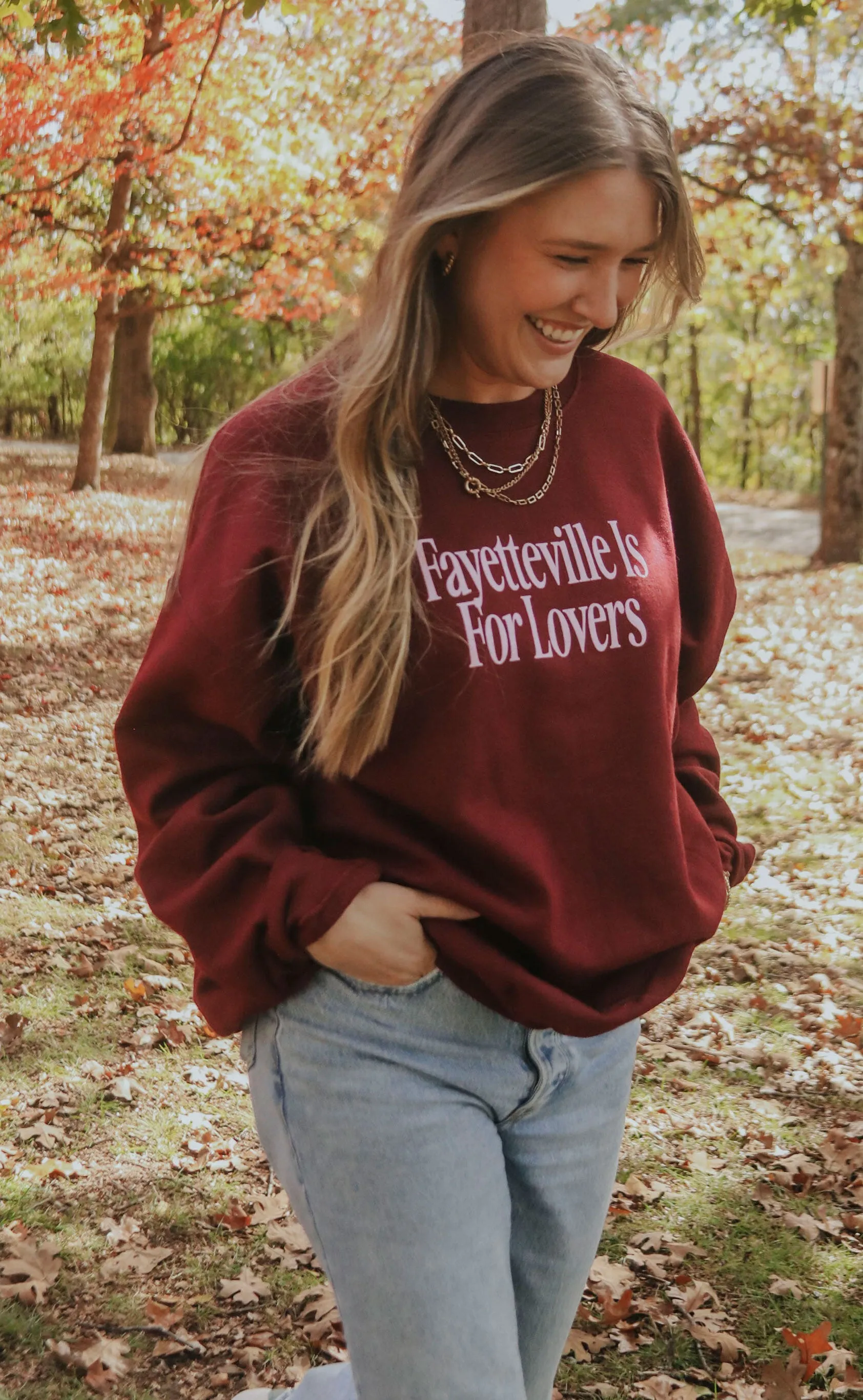 charlie southern: fayetteville is for lovers sweatshirt