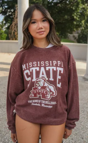 charlie southern: mississippi state mascot corded sweatshirt