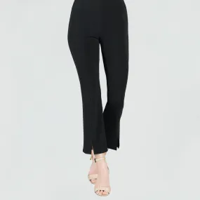 Clara Sun Woo Center Seam Front Slit Ankle Pant - Navy, Black, White PT4