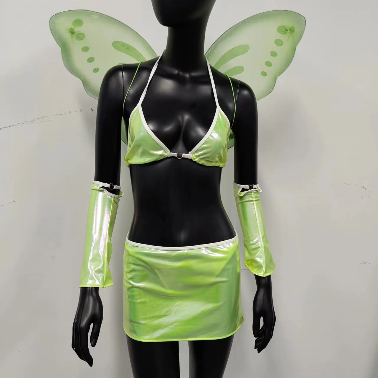 Cosplay Butterfly Backless Bling Wing Bandage