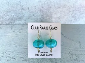 Handblown Glass Bead Hook Earrings