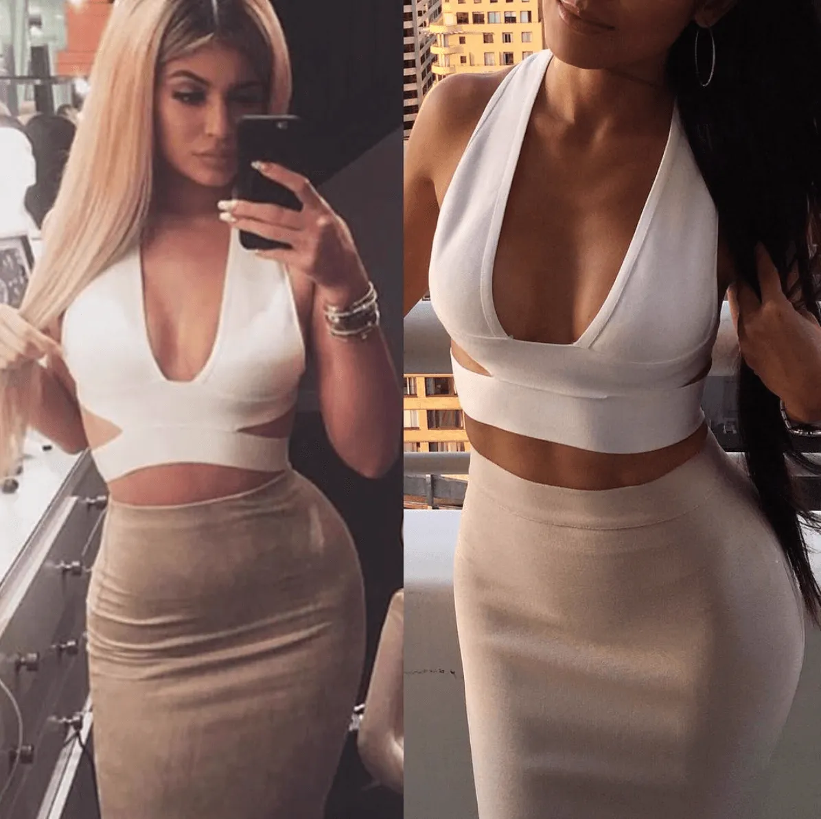 Milan Crop Top - White