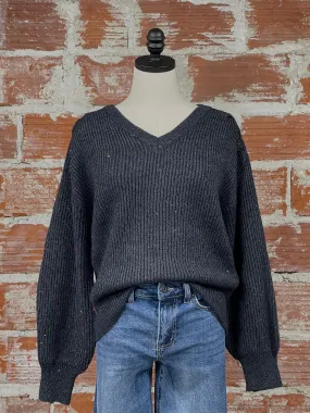 Molly Bracken Sparkle Sweater in Dark Navy