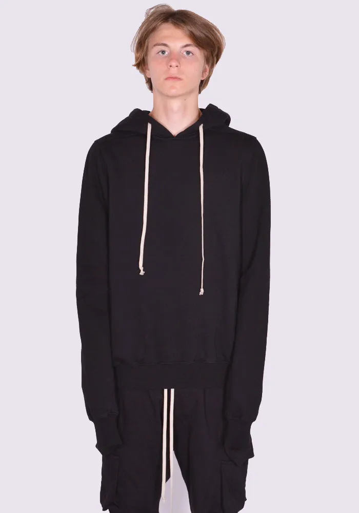 RICK OWENS DRKSHDW DU02D2288 F GRANBURY SWEAT HOODIE BLACK (New Season FW24)