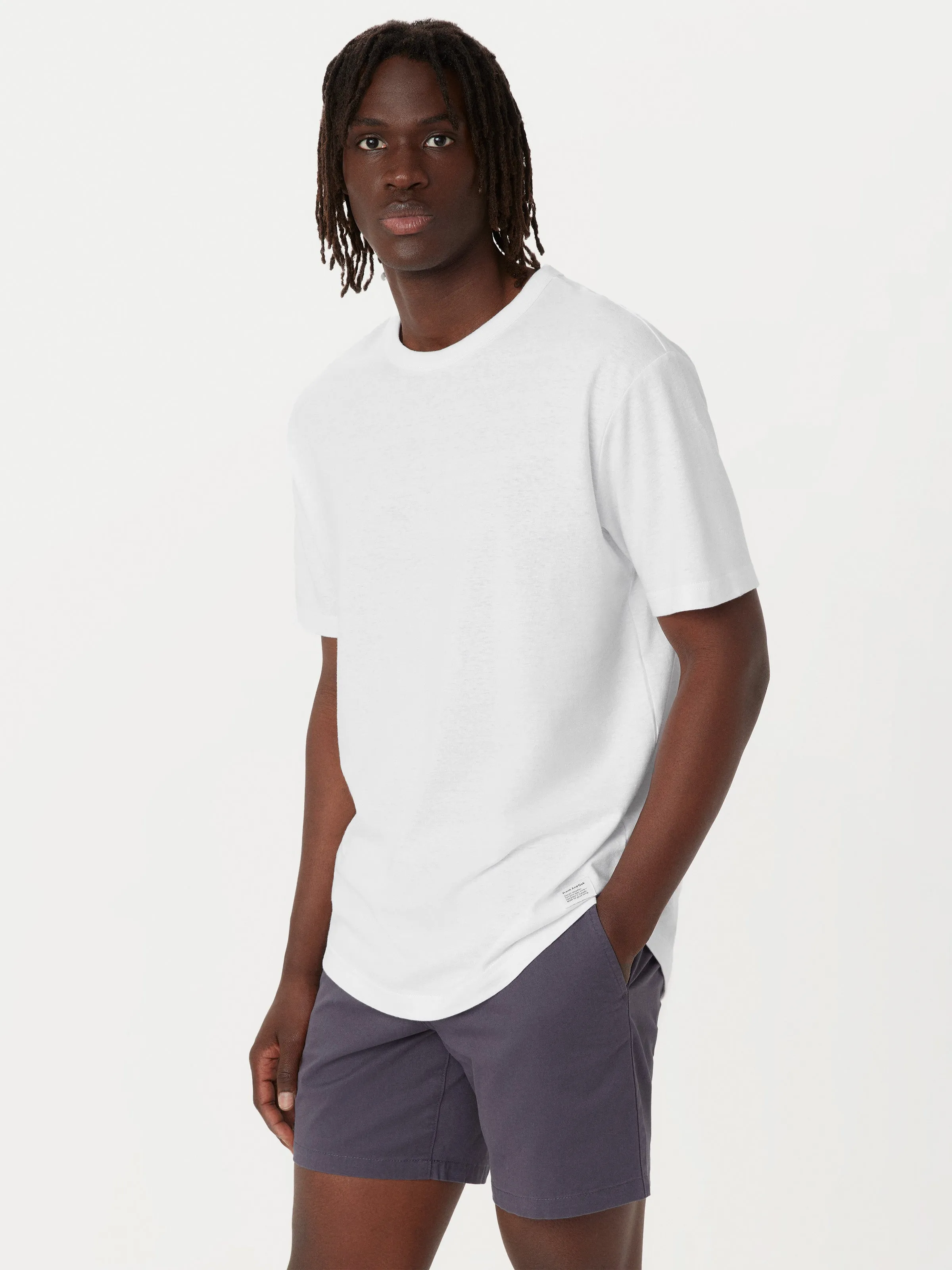 The Relaxed Hemp T-Shirt in Bright White