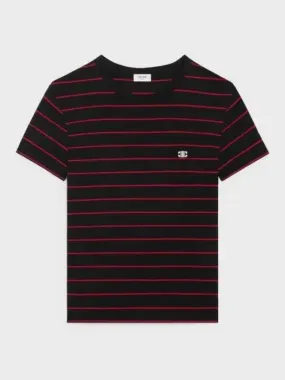 Triomphe Regular T Shirt Striped Jersey 2X58H1001 CAA2